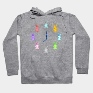 EASTER CUTE BUNNY O'CLOCK Hoodie